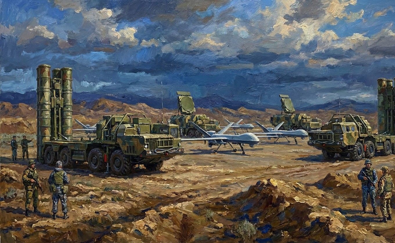 Predator drones protected by S-400