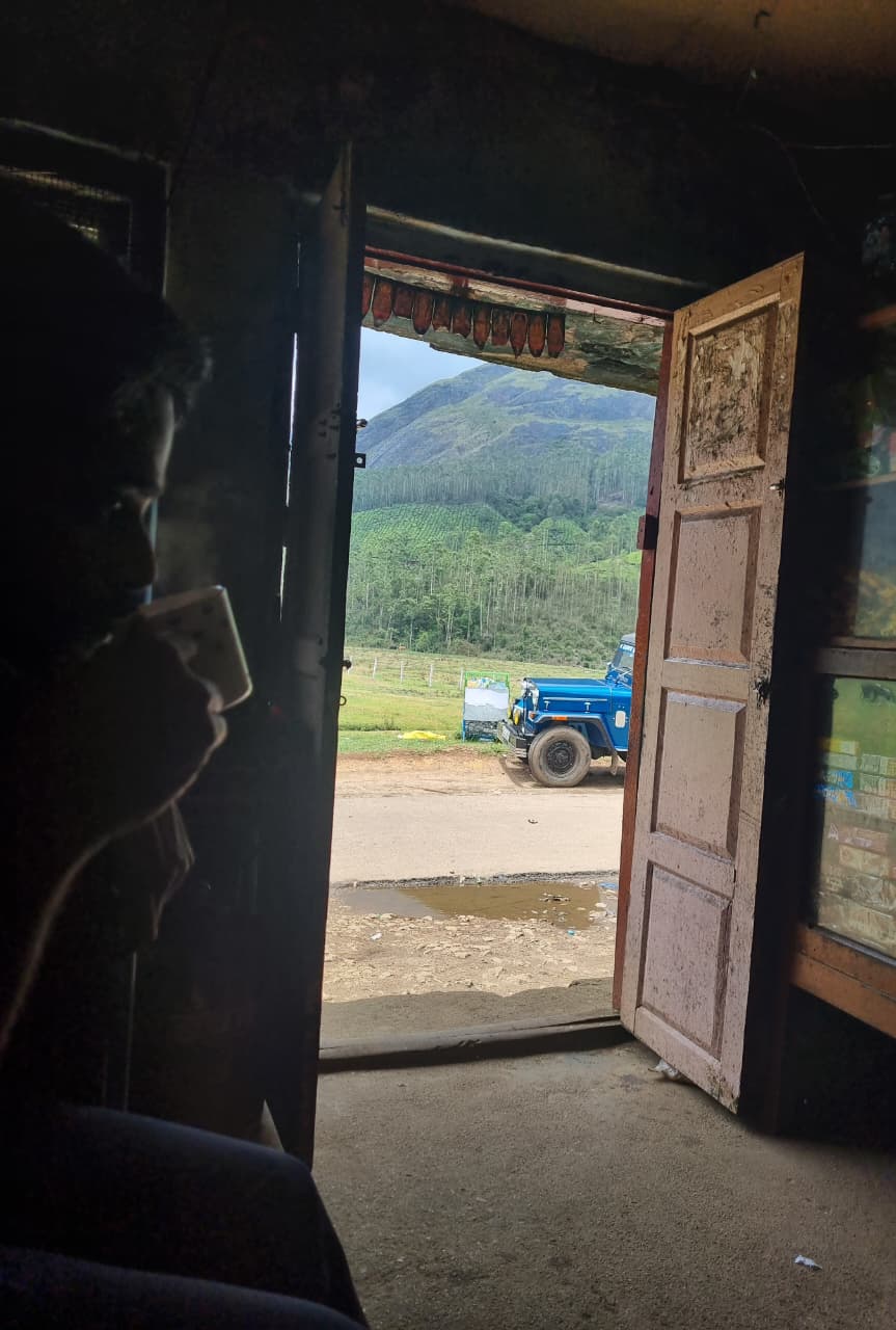 A still from an age old tea shop at Silent Valley estate, Munnar.